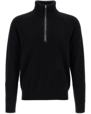Tom Ford Half Zip Pullover - Schwarz