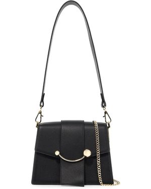 Strathberry Box Crescent Bag - Black