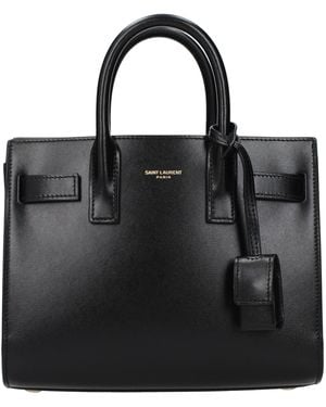 Saint Laurent Handbag Sac De Jour Leather - Black