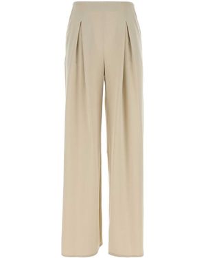 Max Mara Silk Blend Mini Dress - Natural