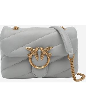 Pinko Love Baby Puff Shoulder Bag - Grey