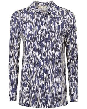 Siyu Bedrukt Shirt - Blauw