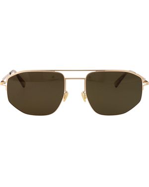 Mykita Aviator Sunglasses Mmcraft017 554 Rose - Metallic