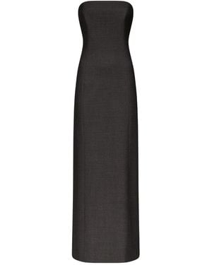 Loulou de Saison Shilo Bustier Maxi Dress - Black
