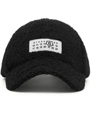 MM6 by Maison Margiela Logo Baseball Cap - Black