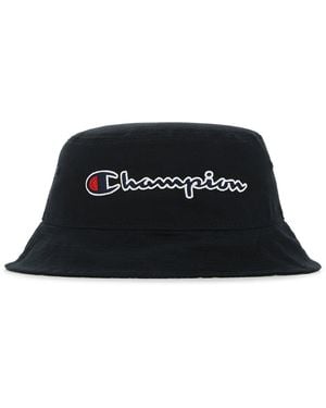 Champion Cotton Bucket Hat - Black
