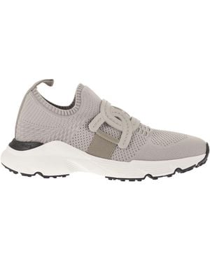 Tod's Kate Technical Fabric Trainers - White