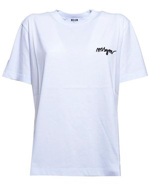 MSGM T Shirts And Polos - Blue