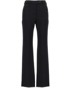 Moschino Straight-Leg Trousers With Front Pleat - Blue