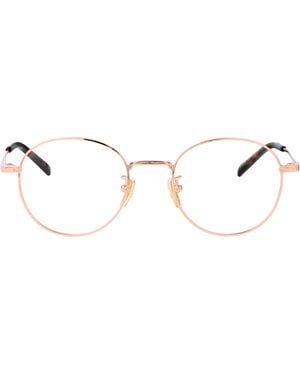 Gucci Transparent Metal Glasses - Metallic