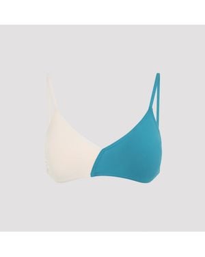 Eres Dualite Polyamide Bikini Bra - Blue