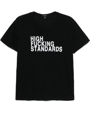 R13 High F Standards Boy T-Shirt - Zwart