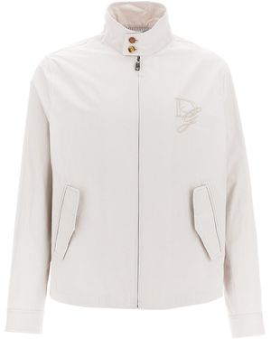 Dolce & Gabbana Logo -borduurwerkjack - Wit
