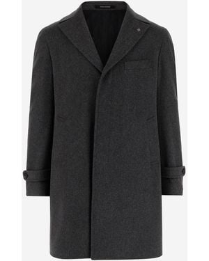 Tagliatore Wool Coat - Black