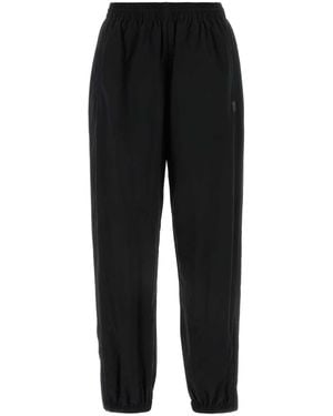 T By Alexander Wang Polyester Blend Joggers - Black