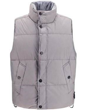 Stone Island Nylon Down Vest - Gray
