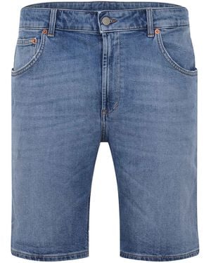 Dondup 'Derick' Shorts Stone Wash Stretch Denim - Blue