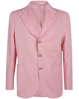 Sartorio Napoli Single Breasted Wool Jacket - Pink