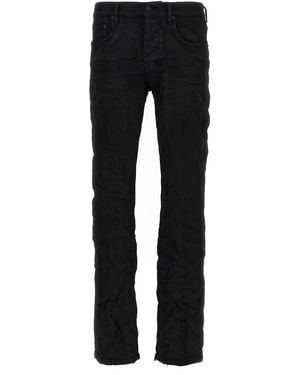 Purple 'Resin Flare' Jeans - Black