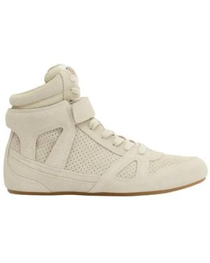 Isabel Marant High-Top-Sneakers aus Wildleder - Weiß