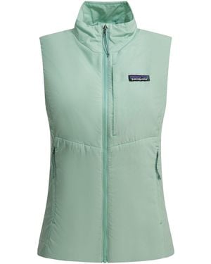 Patagonia W Jackets And Coats Light Blue - Green