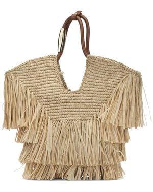 Zimmermann "Goldentime" Medium Handbag - Natural