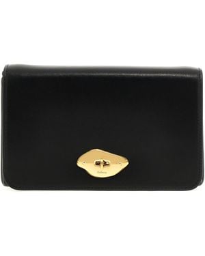 Mulberry Wallet On Chain 'Wool Wallets, Card Holders - Black