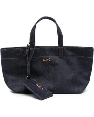 A.P.C. Le Batteur Toile Petit - Bleu