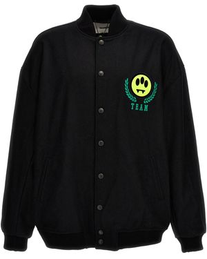 Barrow Logo Embroidery Bomber Jacket Giacche Nero
