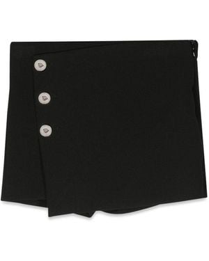 Versace Stretch Cady Shorts - Black