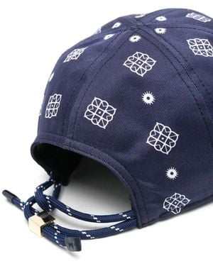 Miu Miu Cappelli Drill St.Bandana - Blau