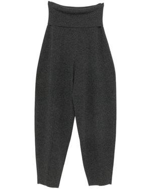 Zimmermann Hose Mit Geripptem Bund - Schwarz