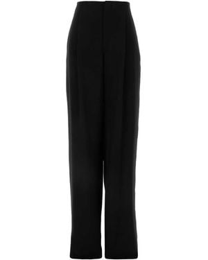Saint Laurent Silk Pant - Black