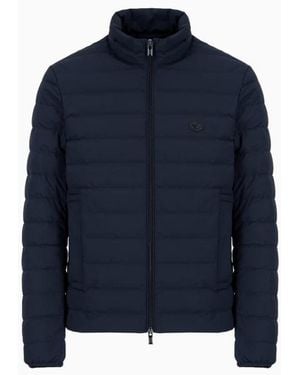 Emporio Armani Eagle Down Jacke - Blau