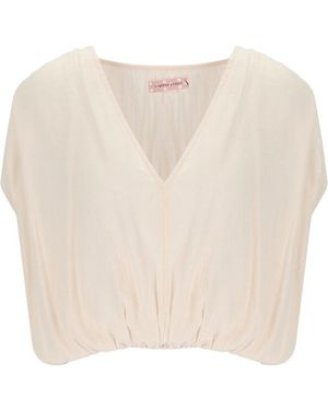 Traffic People Whispers Cream Top - Natural
