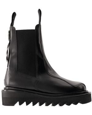 Toga AJ1146 Stiefel Leder schwarz