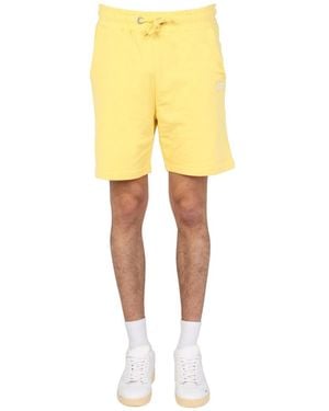 Alpha Industries Logo Embroidery Bermuda - Yellow