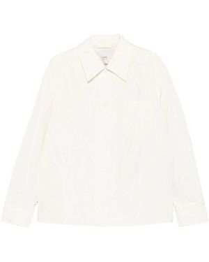 Ami Paris Jacket Padded Adc Overshirt - White