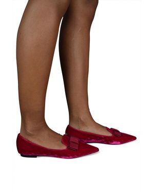 JIMMY CHOO 関税込み Gala bow-embellished ballet flats Jimmy Choo Gala Bow Flats in Black Snake Embossed Leather