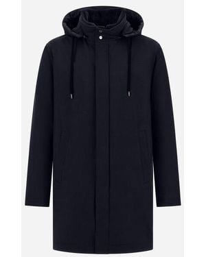 Herno Resort-parka In Gemêleerd - Blauw