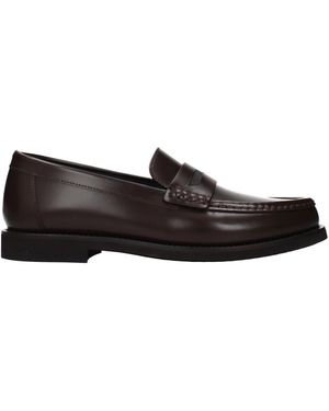Brunello Cucinelli Leather Loafers - Black