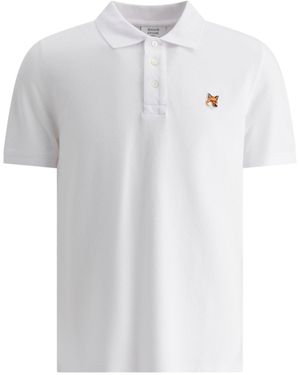 DSquared² Maison Kitsuné "Fox Head" Poloshirt - Weiß