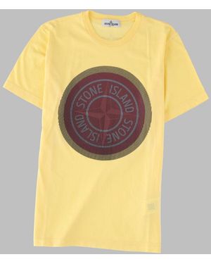 Stone Island Short Sleeve T-Shirt - Yellow