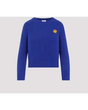Celine Trui Met Ronde Hals - Blauw