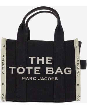 Marc Jacobs Die Jacquard Mini -Einkaufstasche - Schwarz