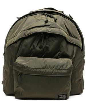Porter-Yoshida and Co Double Pack Daypack Small Backpack - Green