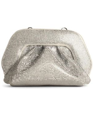 THEMOIRÈ Moirè 'Gea Strass' Vegan Lear Bag - White