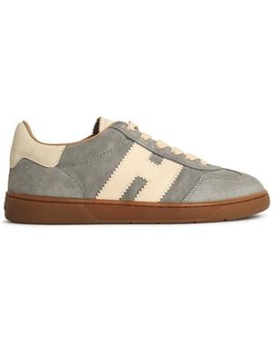 Hogan 'Cool' Suede Trainers - White