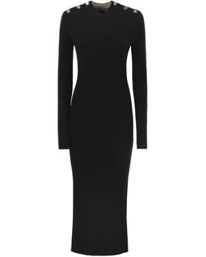 Sportmax Garibo Pure Wool Knit Dress - Black