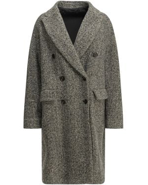Brunello Cucinelli "Dazzling" langer Mantel - Grau